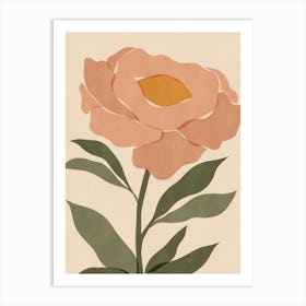 Peony 01 - Cropped Art Print