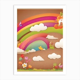 Colorful Background Art Print