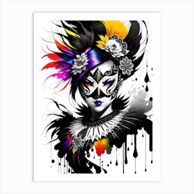 Carnival Girl Art Print