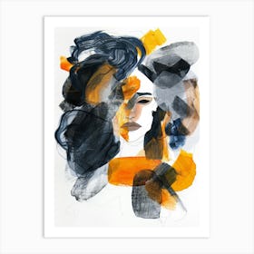 Abstract Of A Woman 35 Art Print