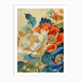 Chinese Flower Painting 31 Art Print