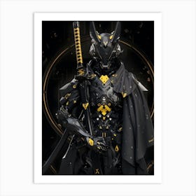 Samurai Warrior 3 Art Print