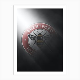 Brentford Football Poster Art Print