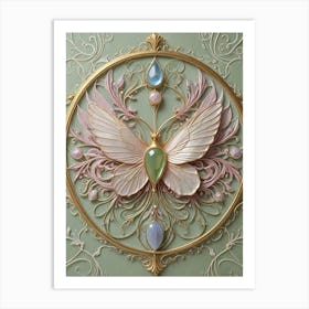 Butterfly Jewel Art Print