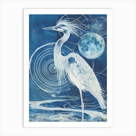 Blue Heron 18 Art Print