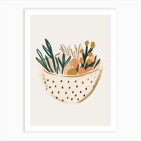 Bowl Of Vegetables Art Print