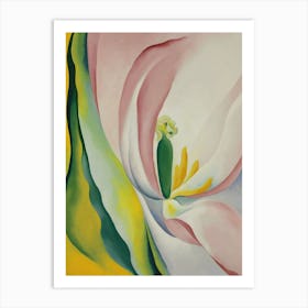 Georgia O Keeffe - Pink Tulipe Art Print