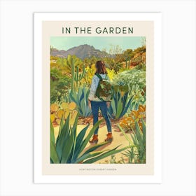 In The Garden Poster Huntington Desert Garden Usa 2 Art Print