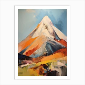 Mount Russell Usa 3 Mountain Painting Art Print