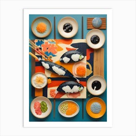 Asian Cuisine Art Print