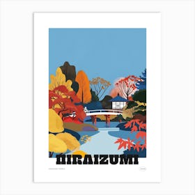 Hiraizumi Temple Japan 1 Colourful Illustration Poster Art Print