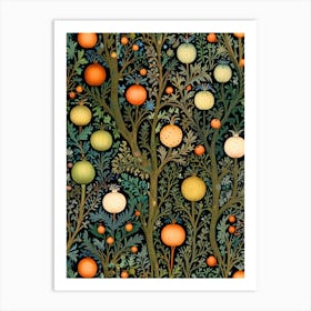 William Morris Rose Pomegranate Tree 2 Art Print