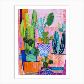 Cactus Garden 37 Art Print