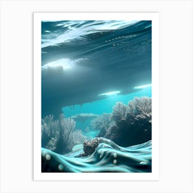 USO: A Very Very Strange Sea-Reimagined 7 Art Print