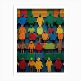 People Art Print