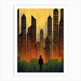 Gunslinger In New York - The Dark Tower Series Art Print