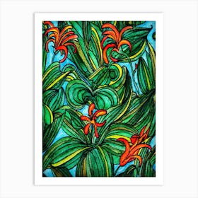 Florida Orange Blossom Art Print