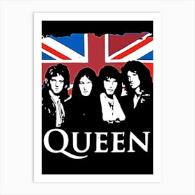 Queen Of The British Art Print