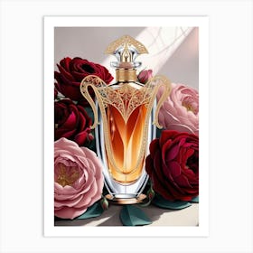 Roses And Perfume 14 Art Print