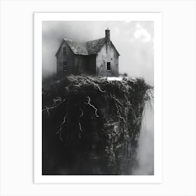 House On A Cliff  Art Print