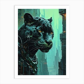 Cyberpanther Art Print