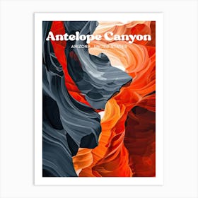 Antelope Canyon Navajo Tribal Park Travel Art Art Print