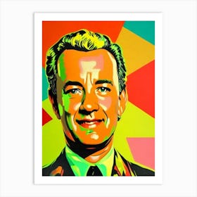 Tom Hanks Colourful Pop Movies Art Movies Art Print