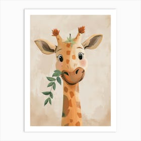 Giraffe Canvas Art 2 Art Print