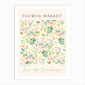 Flower Market 17 Art Print