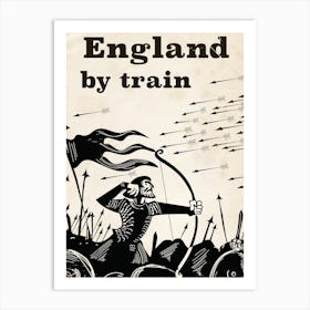 England By Train Art Print