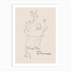 Trust The Process Art Print