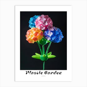 Bright Inflatable Flowers Poster Hydrangea 2 Art Print