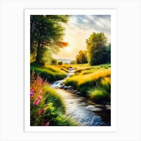 Landscape Painting 240 Art Print