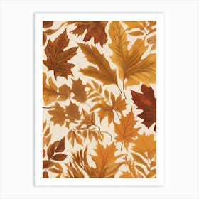 Autumn Leaves Art Print