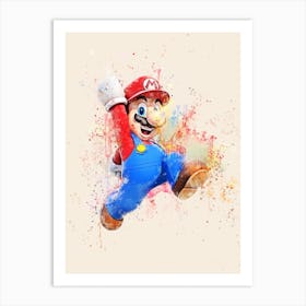 Mario Bros 2 Art Print