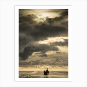 Sunset in Indonesia Art Print