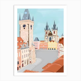 Prague Czech Republic Travel Art Print