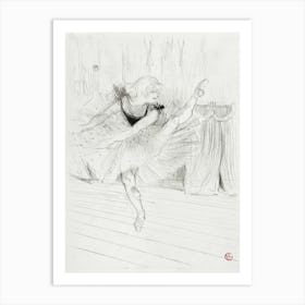 Miss Ida Heath, English Dancer (1894), Henri de Toulouse-Lautrec Art Print