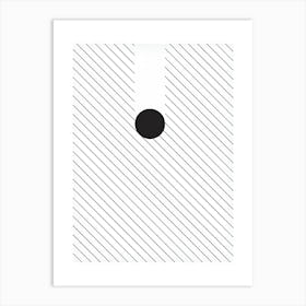 Black Dots Art Print