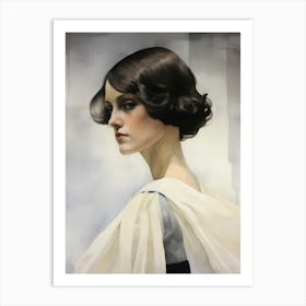 Woman Portrait Painting Art Print