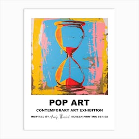 Poster Hourglass Pop Art 2 Art Print