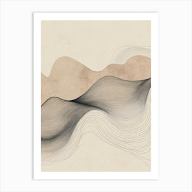 Waves 1 Art Print