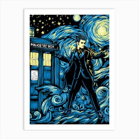 Tenth Doctor Dreams Of Time And Space Art Print