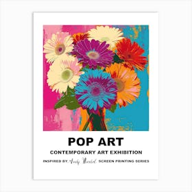 Flowers Pop Art 1 Art Print