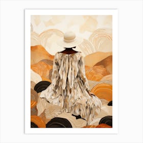 Woman In A Hat 29 Art Print