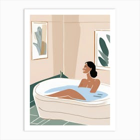 Bathing Woman 1 Art Print