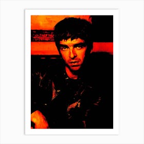 Noel Gallagher oasis britpop band music Art Print