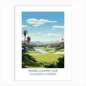 Riviera Country Club   Los Angeles California  Art Print