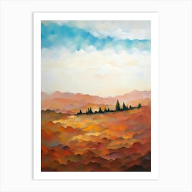 Landscape Painting 6 Art Print