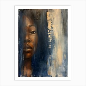 Portrait Of A Black Woman 9 Art Print